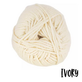 C-Hand knit letters-letter C