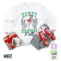 Howdy Christmas Pinup Sweatshirt