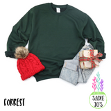Oh Come Let Us Adore Him Sweatshirt