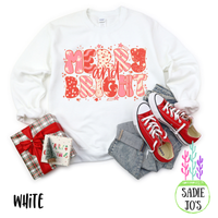Red Merry and Bright Sweatshirt