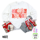 Red Merry and Bright Sweatshirt