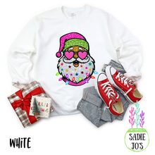 Load image into Gallery viewer, Sparkle Santa Sweatshirt
