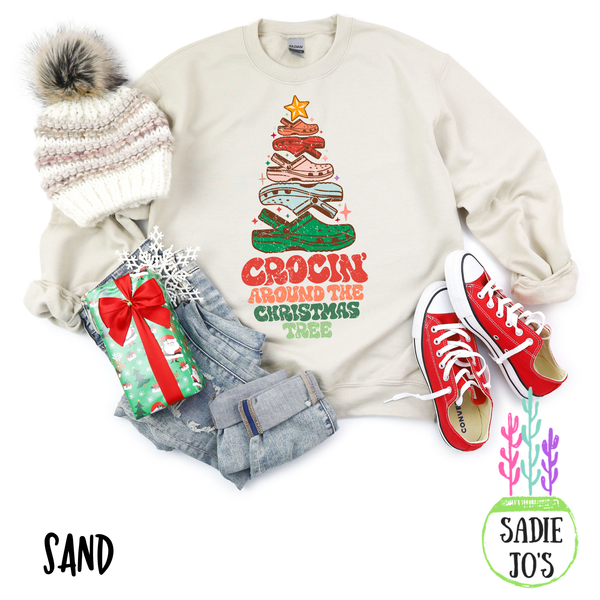 Crocin’ Around The Christmas Tree Sweatshirt