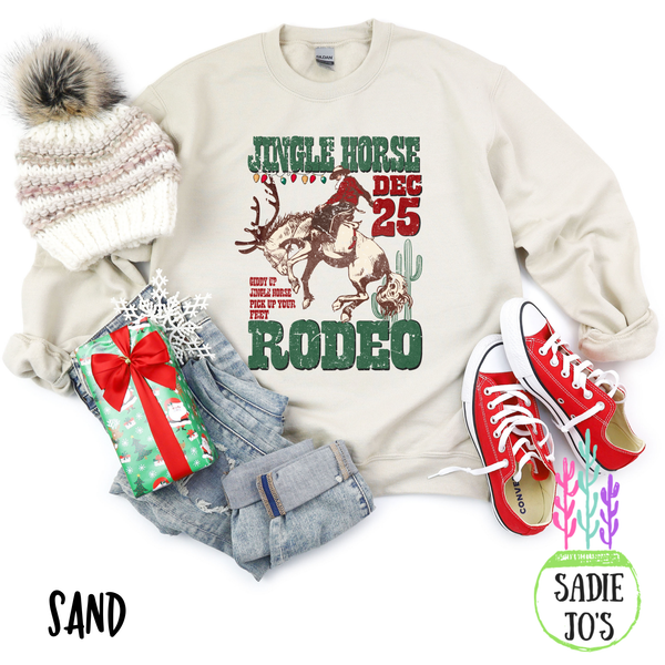 Jingle Horse Rodeo Sweatshirt