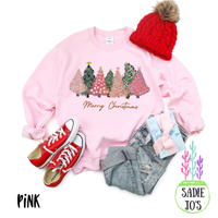 Pink Trees Sweatshirt