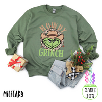 Howdy Grinch Sweatshirt