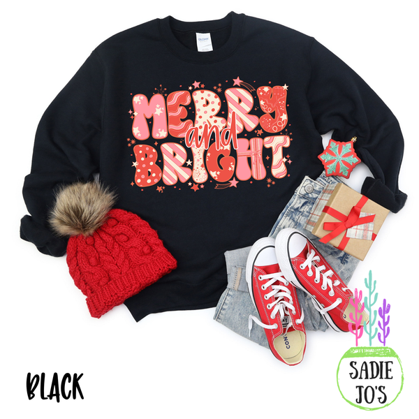 Red Merry and Bright Sweatshirt