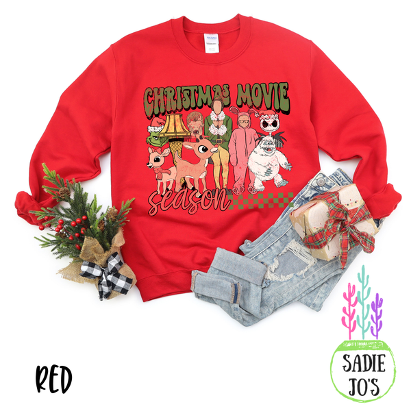 Christmas Movie Season Sweatshirt
