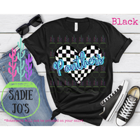 Checkered Heart Panthers