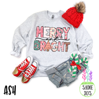 Pink Merry and Bright Sweatshirt