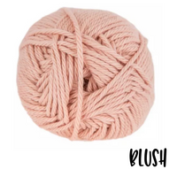 C-Hand knit letters-letter C