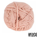 C-Hand knit letters-letter C