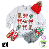 Boots, Bows and Cactus Sweatshirt