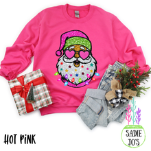 Load image into Gallery viewer, Sparkle Santa Sweatshirt
