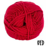 C-Hand knit letters-letter C