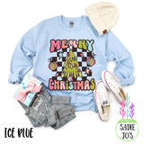 Checkered Merry Christmas Sweatshirt