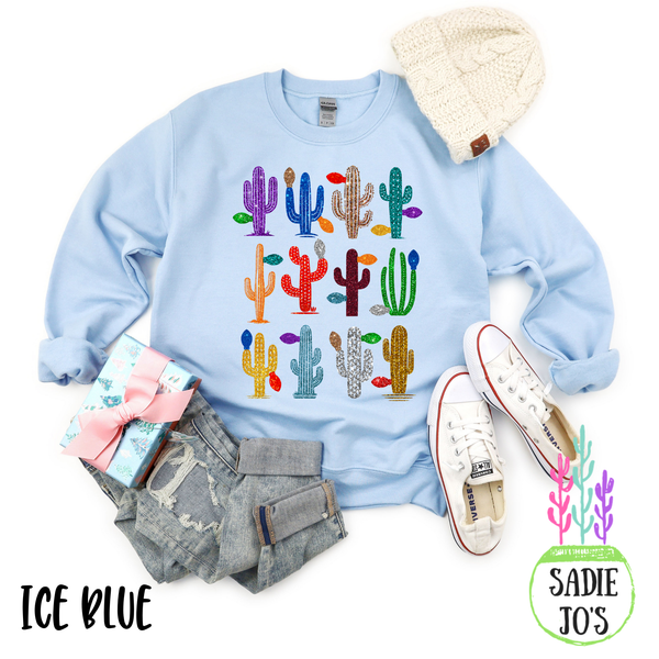 Sparkle Cactus Sweatshirt