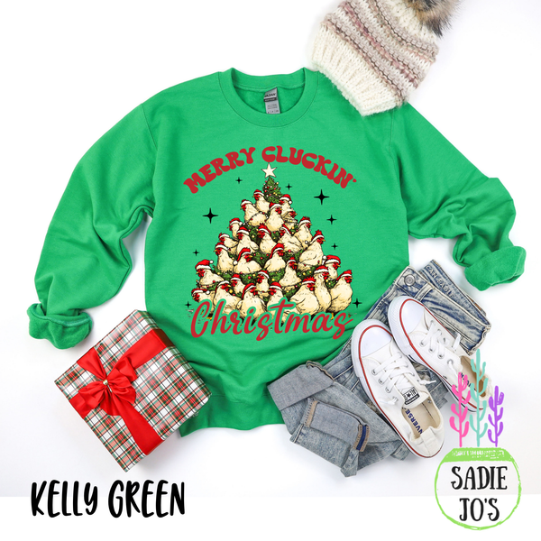 Merry Cluckin' Christmas Sweatshirt