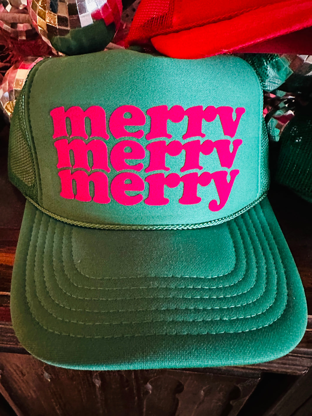 Merry Merry Merry Green/Pink