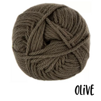 C-Hand knit letters-letter C