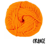 C-Hand knit letters-letter C