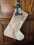 C-Hand knit letters-letter C