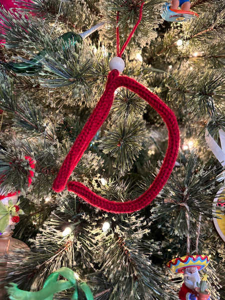 D-Hand knit letters-letter D