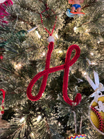 H-Hand knit letters-letter H