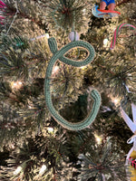 C-Hand knit letters-letter C