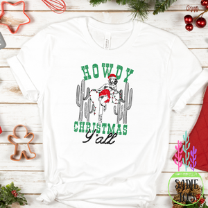 Howdy Christmas Y’all T-Shirt