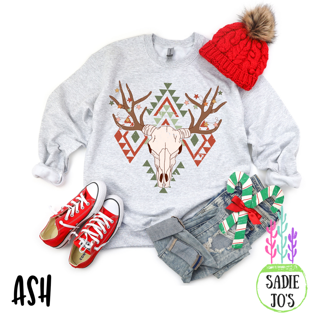 Christmas Skull Sweatshirt