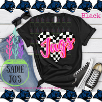 Checkered Heart Jags